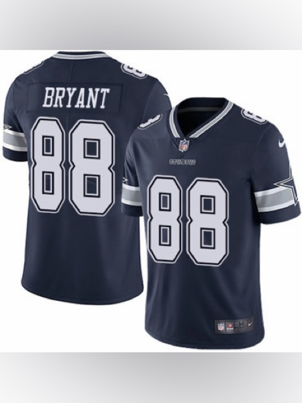 Nike Men’s Dallas Cowboys #88 Dez Bryant Navy Blue Team size 44